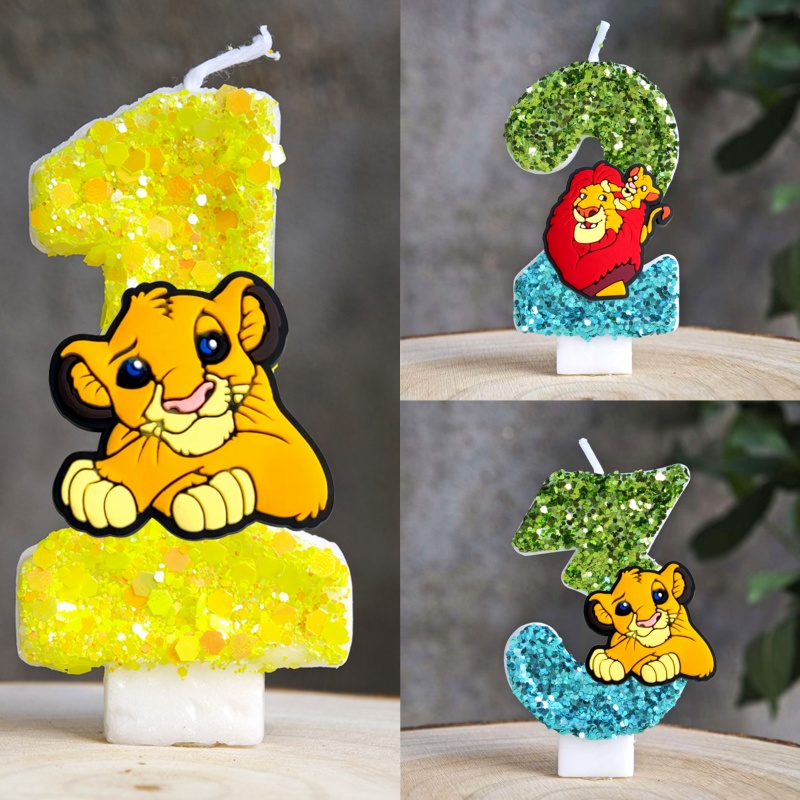 Zebra Candle Supplies - Re Leone Simba Candela Numero 0-9