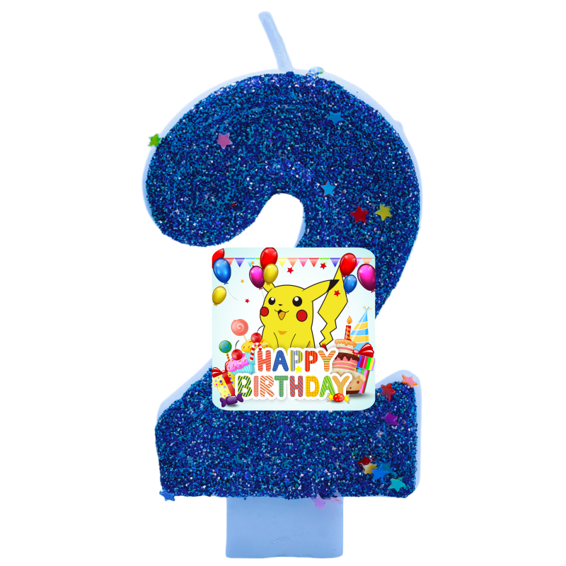 Zebra Candle Supplies - Candele a Tema Pokémon con Pikachu,