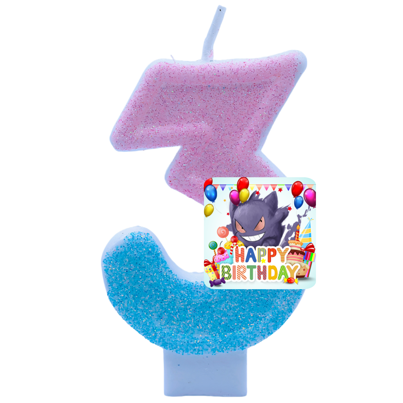 Candele a Tema Pokemon Gengar, - Zebra Candle Supplies recensione e prezzo