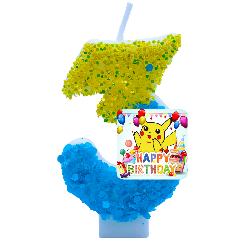 Candele a Tema Pokémon con Pik - Zebra Candle Supplies recensione e prezzo